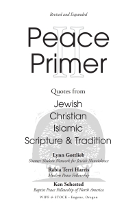 Cover image: Peace Primer II 9781532631757