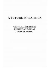 Cover image: A Future for Africa 9781532631818