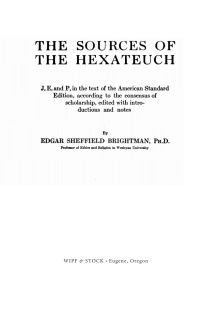 Titelbild: The Sources of the Hexateuch 9781532637612