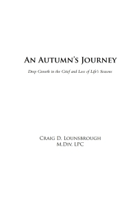 表紙画像: An Autumn’s Journey 9781532641572