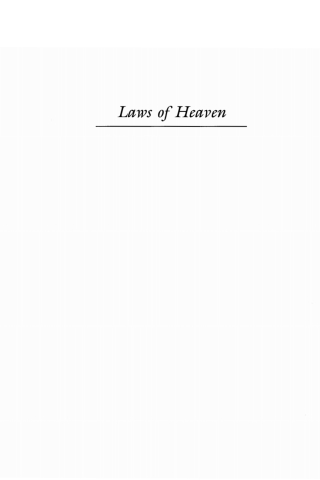 Cover image: Laws of Heaven 9781498299305