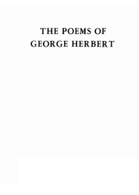 Imagen de portada: The Poems of George Herbert 9781532646317