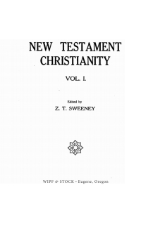 Cover image: New Testament Christianity, Vol. 1 9781532647475