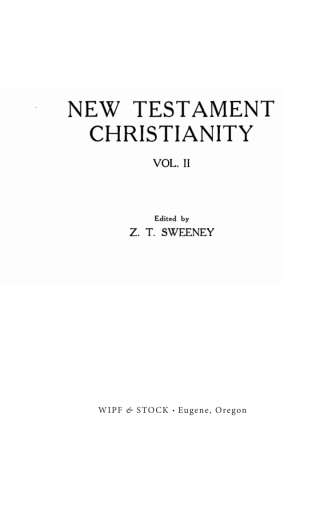 Cover image: New Testament Christianity, Vol. 2 9781532648113