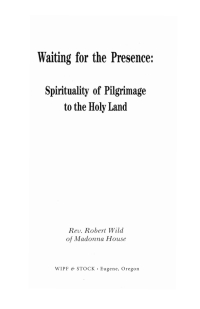 Cover image: Waiting for the Presence 9781532639975
