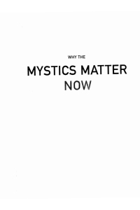 Imagen de portada: Why the Mystics Matter Now 9781532655135