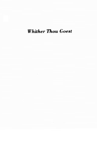 Omslagafbeelding: Whither Thou Goest 9781532663659