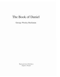 Cover image: The Book of Daniel 9781592440214