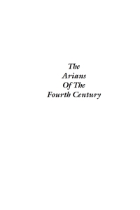 Imagen de portada: The Arians of the Fourth Century 9780965351720