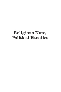 Imagen de portada: Religious Nuts, Political Fanatics: U2 in Theological Perspective 9781597523363