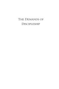 Cover image: The Demands of Discipleship 9781597522175