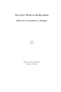 Cover image: The Year's Work in Medievalism, 2004 9781597527811