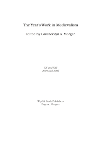 Cover image: The Year's Work in Medievalism, 2005 and 2006 9781556355301