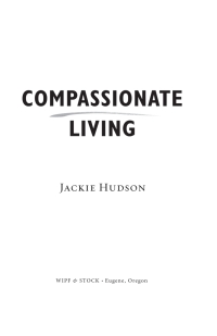 Cover image: Compassionate Living 9781608995028