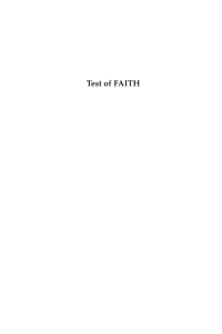 Imagen de portada: Test of Faith 9781608998944