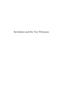 表紙画像: Revelation and the Two Witnesses 9781610971386