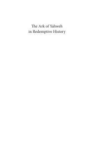 Cover image: The Ark of Yahweh in Redemptive History 9781610973298