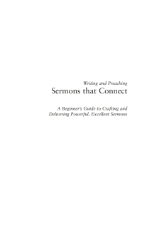 Cover image: Sermons that Connect 9781610973786