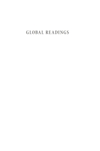 صورة الغلاف: Global Readings 9781610977074