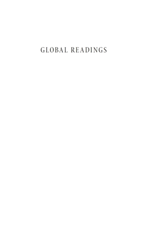 Cover image: Global Readings 9781610977074