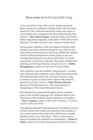 Cover image: In the Land of the Living 9781625648747