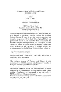 صورة الغلاف: McMaster Journal of Theology and Ministry: Volume 15, 2013–2014 9781498220996