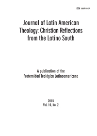 Omslagafbeelding: Journal of Latin American Theology, Volume 10, Number 2 9781498279550