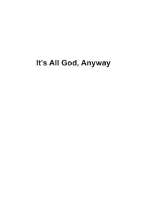 Titelbild: It’s All God, Anyway 9781532611018