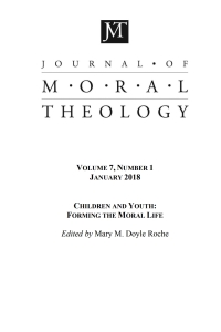 Cover image: Journal of Moral Theology, Volume 7, Number 1 9781532648380