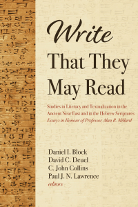 Cover image: Write That They May Read 9781725252103