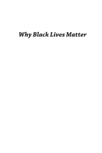 Imagen de portada: Why Black Lives Matter 9781725252110