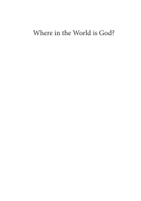 Imagen de portada: Where in the World is God? 9781725252202