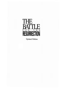 Cover image: The Battle for the Resurrection 9781592447350