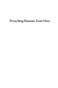 Omslagafbeelding: Preaching Romans from Here 9781725258174