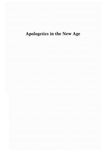 Imagen de portada: Apologetics in the New Age 9781592447336