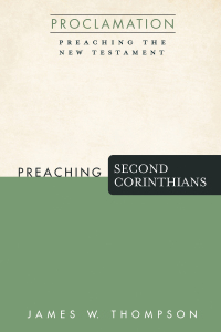 Cover image: Preaching Second Corinthians 9781725258341