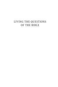 Titelbild: Living the Questions of the Bible 9781725258372