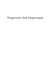 Cover image: Progressive Anti-Depressants 9781725258648