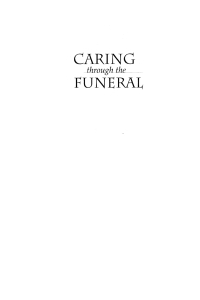 Cover image: Caring through the Funeral 9781725258822