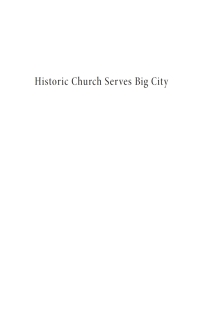 Imagen de portada: Historic Church Serves Big City 9781725260290