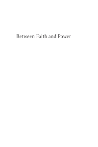 Cover image: Between Faith and Power 9781725263291