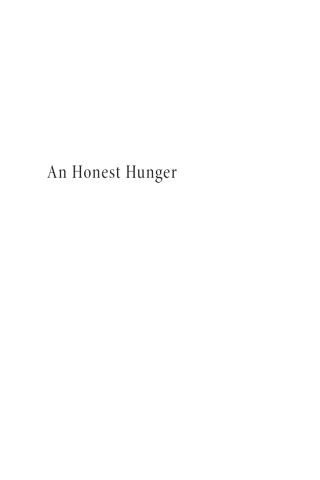 Omslagafbeelding: An Honest Hunger 9781725264038