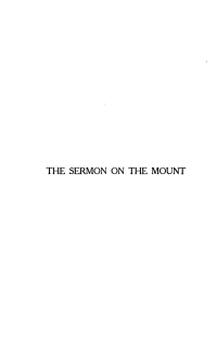Cover image: The Sermon on the Mount 9781725265585