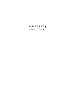 Cover image: Queering the Text 9781532665127