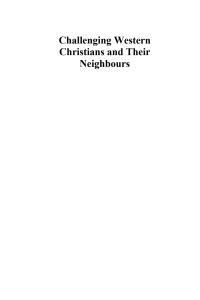 Cover image: Challenging Western Christians and Their Neighbours 9781725275843