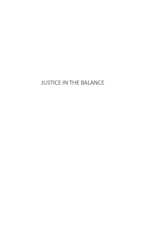 Cover image: Justice in the Balance 9781725276185