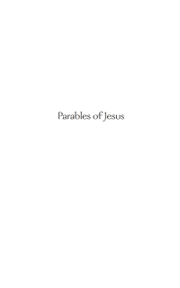 表紙画像: Parables of Jesus 9781725276208