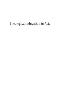 Cover image: Theological Education in Asia 9781725277816