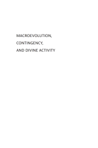 Titelbild: Macroevolution, Contingency, and Divine Activity 9781725278523