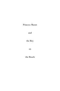 Cover image: Princess Maent and the Boy on the Beach 9781725280779